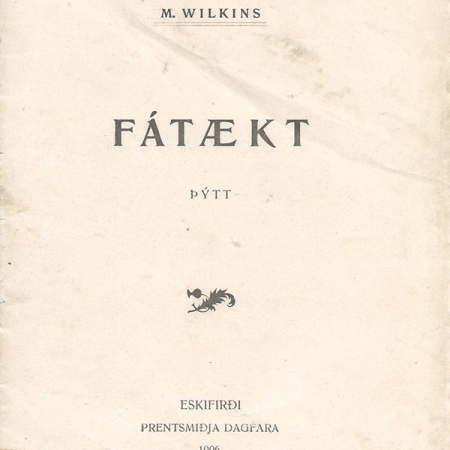 Fátækt e. m.wilkins 1906