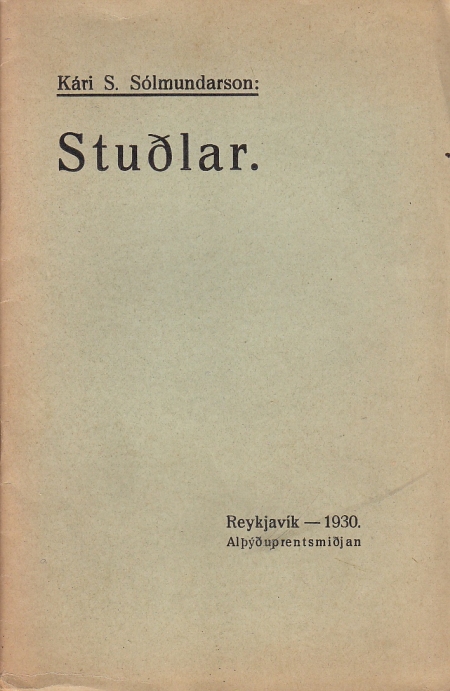 Stuðlar 1930