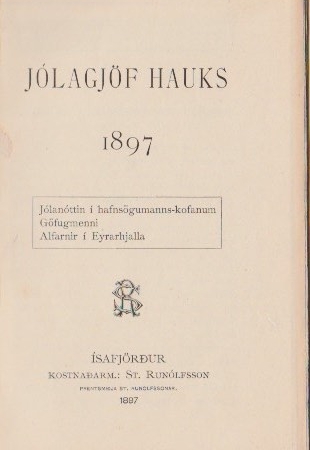 Jólagjöf hauks 1897 