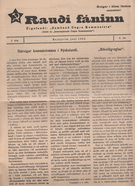 Rauði fáninn 1924