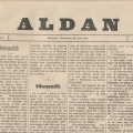 2 aldan, 1926 forsida