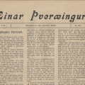 8 einar Þveræingur,1918 fors.