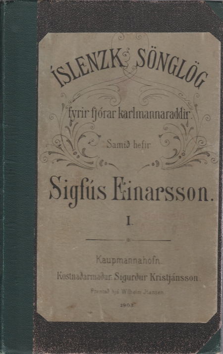 Ísl.sönglög sigfuseinarsson