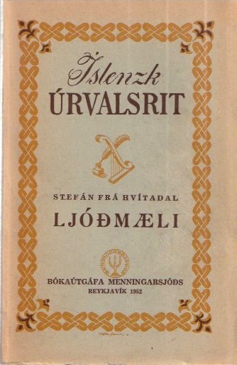 Stefán frá hvítadal ljóð