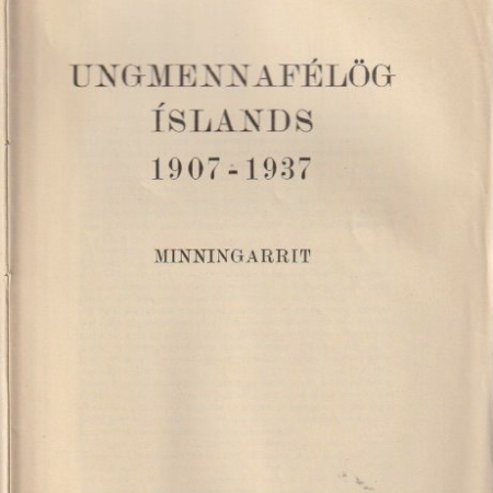 Ungmennafélög íslands 1907 1937