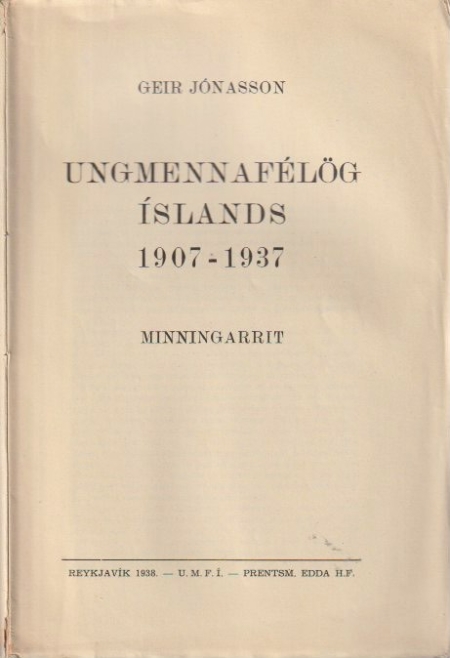 Ungmennafélög íslands 1907 1937