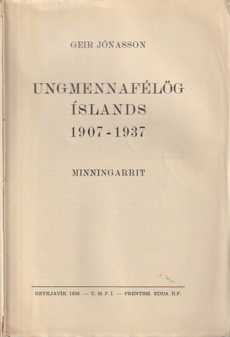 Ungmennafélög íslands 1907 1937