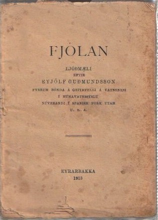 Fjólan 1913. titilbl x
