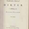 Gabriela Mistral, Titilblað