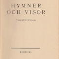 Hymner och Visor Titilblað